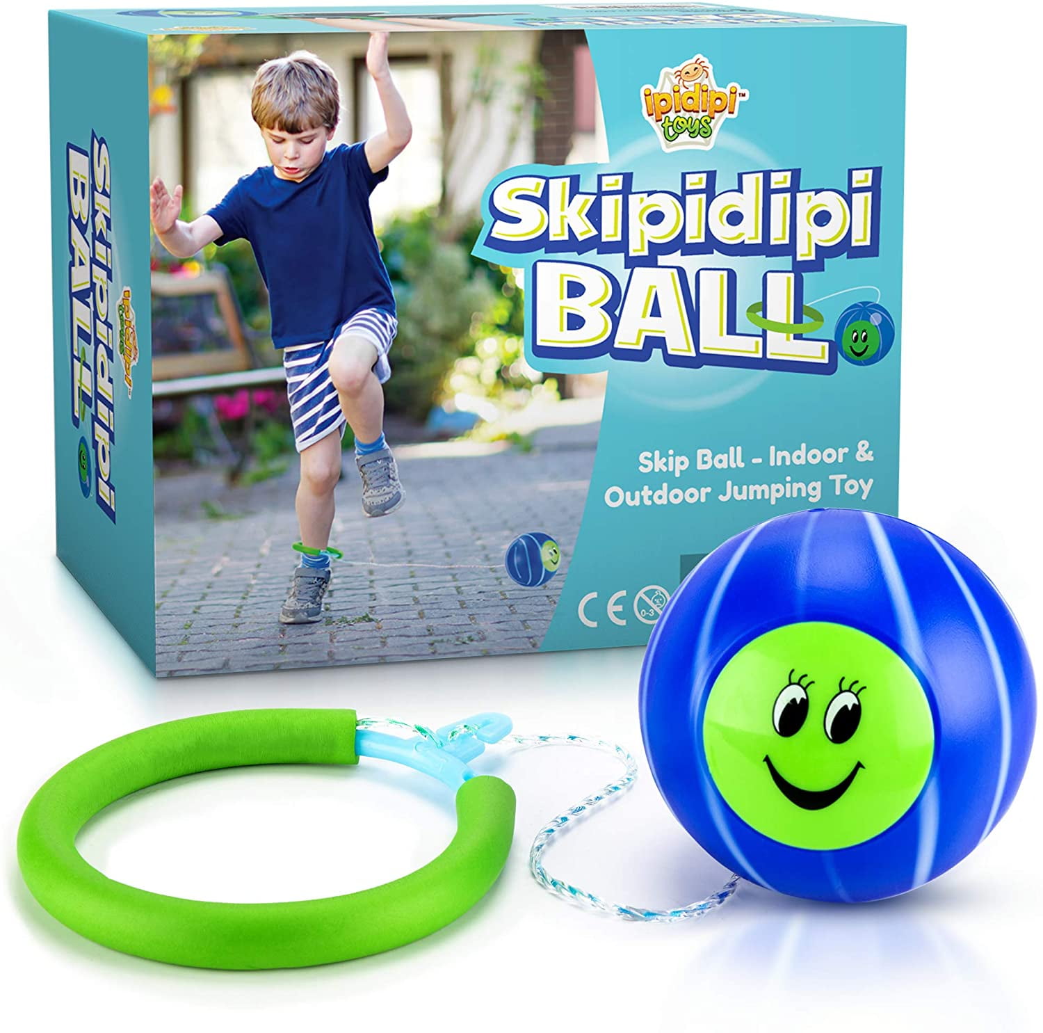 Skip It Ankle Toy Retro Skipit Toy Hopper Ball for All Ages - Improve Coordination, Get Exercise