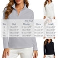 thumbnail image 3 of Bzdzmqm Womens Half Zip Running Shirts Long Sleeve Athletic Workout Tops Stand Collar Slim Fit Stretch Yoga Gym Activewear Casual Fall Winter Daily Wear Travel, Black M, 3 of 9