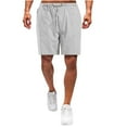 thumbnail image 2 of Swuxness Men Plus Size Half Shorts Sweatpants with Pockets Comfortable Casual Sports Bottoms, 2 of 4