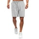 thumbnail image 1 of Pantalones de Lino de los Hombres Grandes Bolsillo Medio Cortos, Ligero Y Casual Camisetas de Bolsillo de los Hombres, 1 of 5