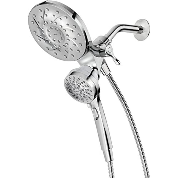 Engage Magnetix Chrome 2.5 GPM Handheld/Rain Shower Head 2-in-1 Combo Featuring Magnetic Docking System, Rain Shower Head with Removable Handheld Spray