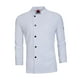 thumbnail image 3 of Chaqueta de chef, ropa de chef, transpirable, para hombres y mujeres, camisa para restaurante, cafetería, panadería, 3 of 8