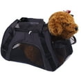thumbnail image 2 of Pet Backpack Carrier Bag Space Expand Pet Cat Dog Puppy Shoulder Bag Travel Bag(Purple/M), 2 of 8