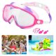 thumbnail image 4 of Gafas Natación para Con Tapones La Oreja Clip Nariz (camuflaje) Rosa, 4 of 9