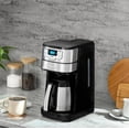 thumbnail image 3 of Automatic Grind & Brew 10-Cup Coffee Maker with Blade Grinder, Programmable Coffee Machine Glass Carafe with 1-4 Cup Setting, Brew Pause, Grind-Off Option, DGB-450NAS, Black/Stainless Steel, 3 of 4