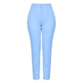 thumbnail image 4 of Women's High Waisted Skinny Dress Pants, Stretchy Versatile Solid Business Casual Trousers with Pockets, 4 of 5