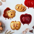 thumbnail image 5 of Juego de moldes para pasteles de mano de otoño, molde para pastel de Navidad herramienta de prensa de masa, 5 of 5