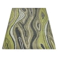 thumbnail image 3 of Rugsotic Carpets Hand Tufted Wool Eco-Friendly 6'x9' Area Rugs Rectangle Green Abstract Modern High Pile Thick Handmade Anti Skid Indoor Rug for Living Room, Bedroom K00672, 3 of 9