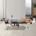thumbnail image 4 of Adjustable Length Stretch Bench,Multifunctional Neck Stretcher Cervical Stretch Device, Cervical Lumbar Traction Bed, Back Stretch Bench Body Stretching Device for Home Use,Rehabilitation Centers, 4 of 14