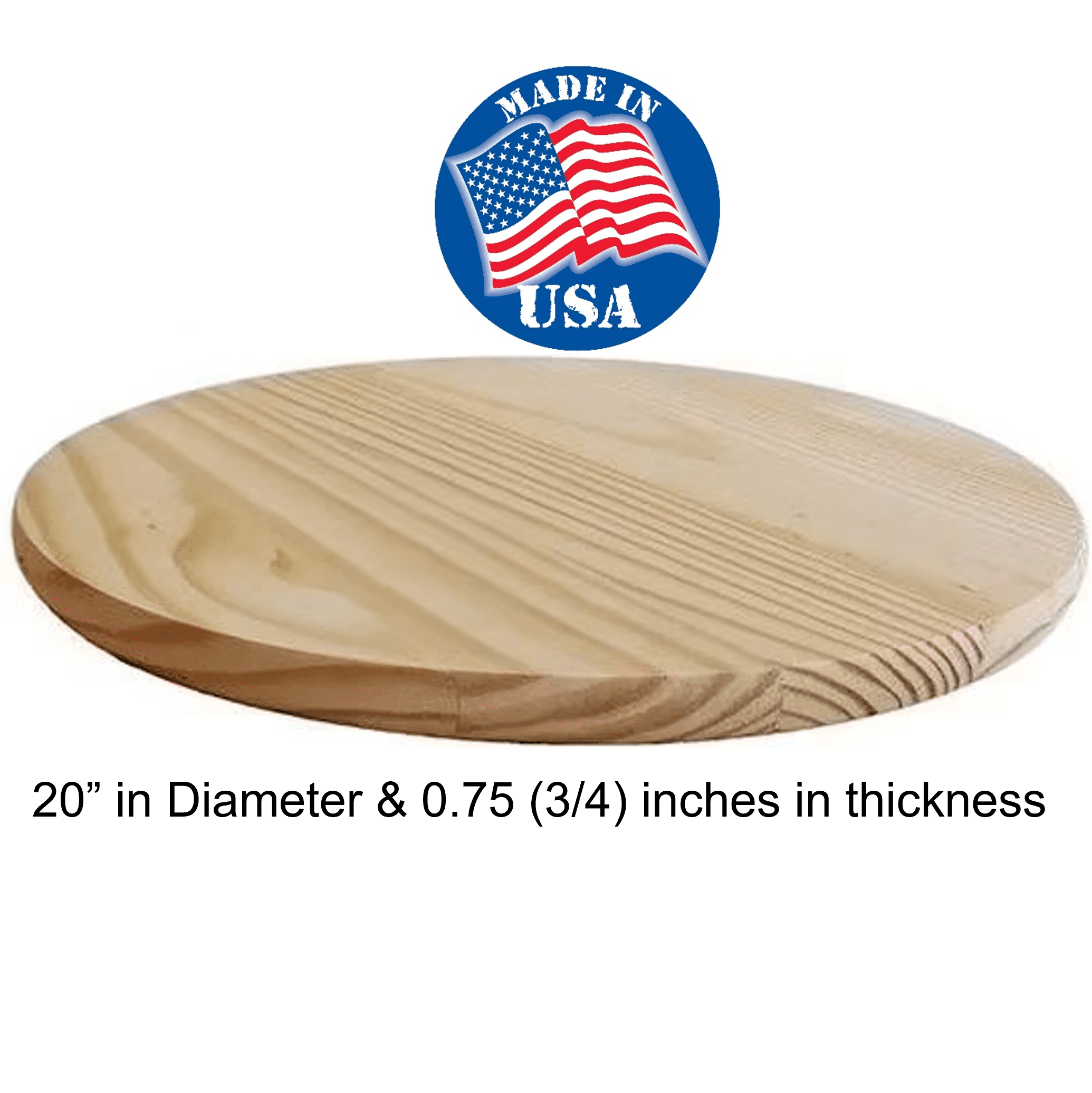 Pack of 520 inch wood round, wood slices 20 inch diameter, wood