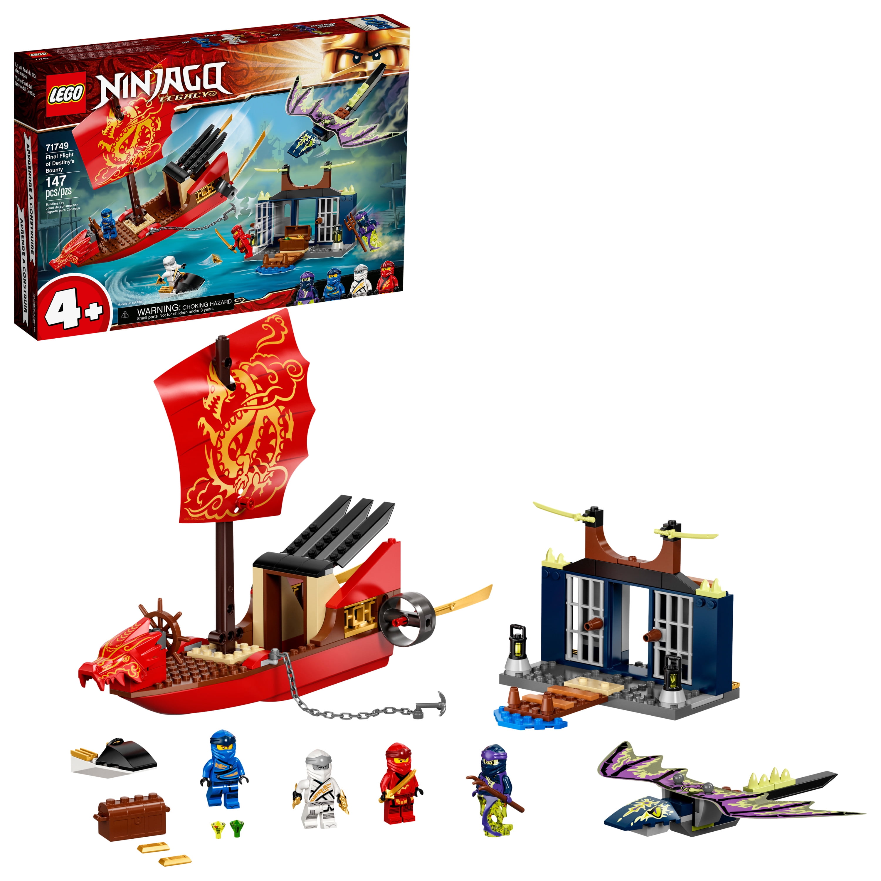 Speak loudly mythology Decode LEGO NINJAGO Water Dragon 71754 Building Toy with Posable Ninja Dragon Toy  (737 Pieces) - Walmart.com