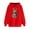 Red, variant on BYOIMUD Women Cat Lover Hoodie Cute Cat Print Hooded Sweatshirt Lightweight Casual Loose Fit Pullover with Kangaroo Pocket