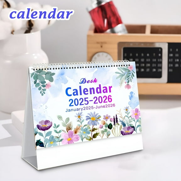 CCOCC 2025 Desk Calendar with Daily Page a Day Format for Home or Office Organization