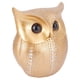 thumbnail image 1 of Owl Figurine, Non-slip Resin Owl Sculpture Gold + White Decorative For Office ANGGREK Otros, 1 of 8