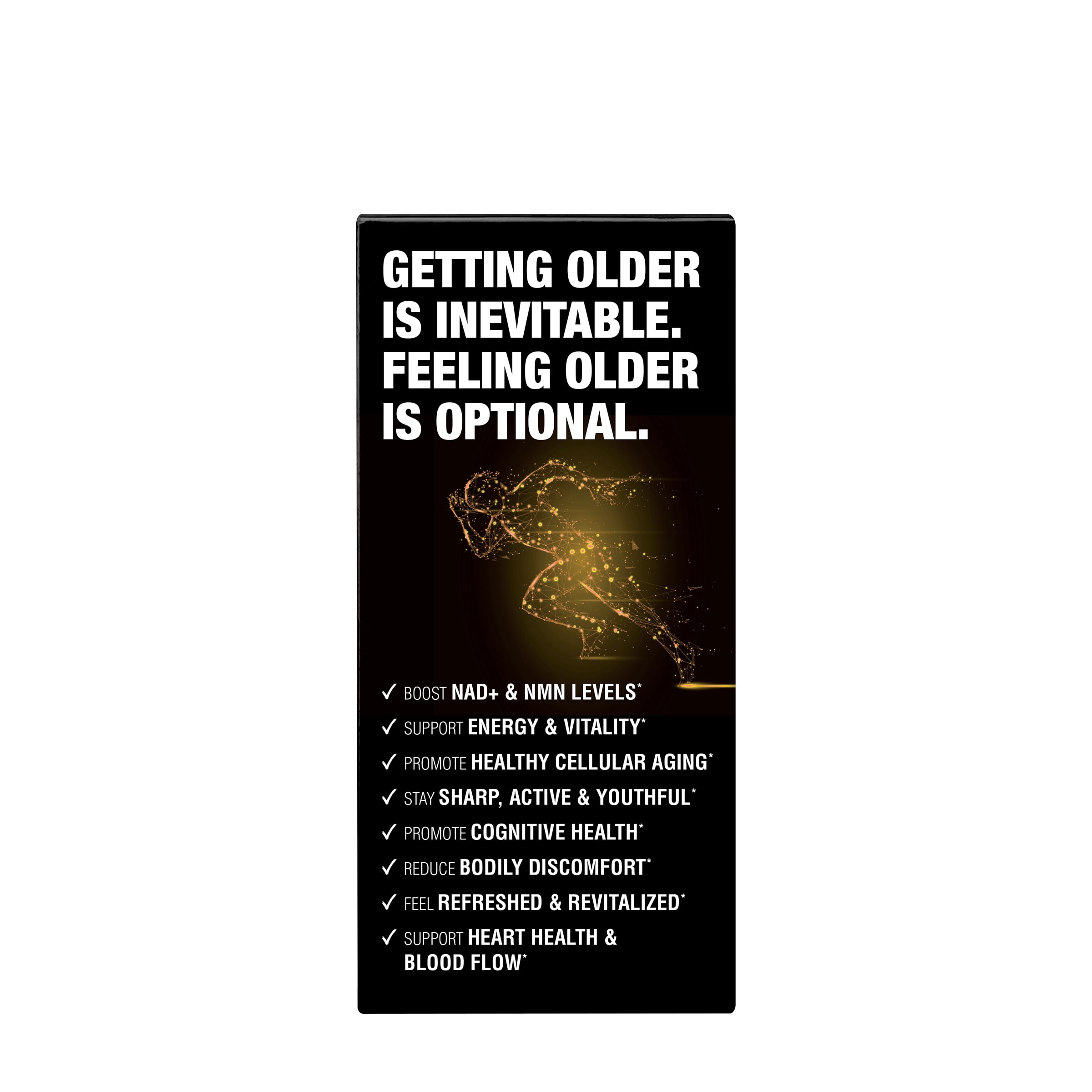 Nugenix® Prime-NAD+, with Resveratrol, Glutathione, & CoQ10, Boost NAD+ & NMN Levels for Anti-Aging, Cell Health & Energy, 56 Capsules