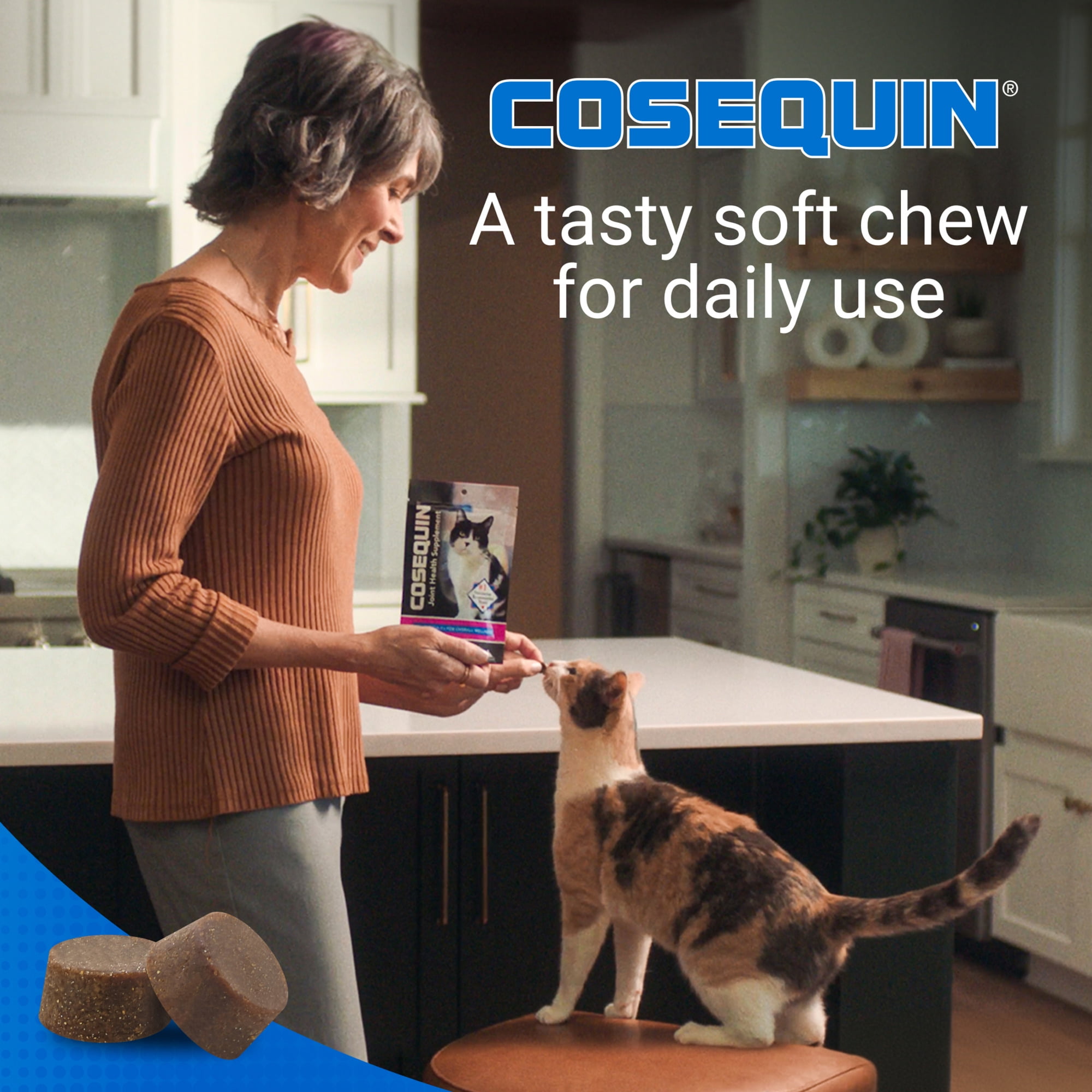 Nutramax Cosequin for Cats Joint Health Supplement, Soft Chews, 60 Count