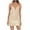Beige, variant on Beach Dress for Womens 2025 Fashion Temperament Perspective Glitter Tassels Camisole Dress Womens Plus Size