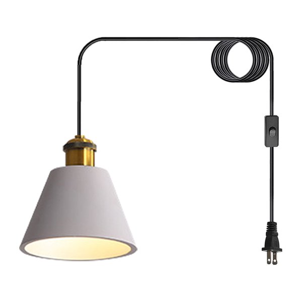Plug In Pendant Light Fixtures Nordic Style Dining Room Kitchen Island Tea Room Metal Gray Kitchen Pendant Lighting Over Sink Lighting Fixtures Hanging Lamps For Bedrooms