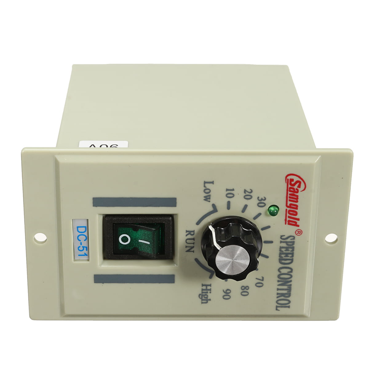 AC 110V 400W Knob Motor Speed Controller DC 0-90V Variable Adjust Lathe Control 