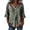 Mint Green, variant on Women's V-Neck Ruffle Sleeve Blouse with Decorative Buttons – Striped & Floral Print Top for Spring & Summer – Casual Loose Fit Shirt for Daily Wear, Work & Vacation (S-XXXXXL)