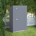 thumbnail image 2 of Arrow Select Steel Storage Shed, 10x4, Sage Green, 2 of 6
