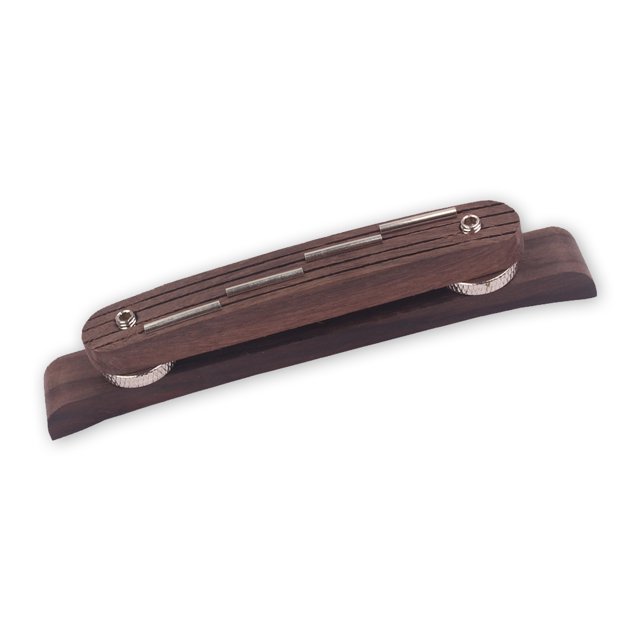 Yuarrent Puente de mandolina con base Piezas de bajo de guitarra universal Instrumentos de cuerda ajustables en altura Practica de concierto Accesorios para instrumentos musicales