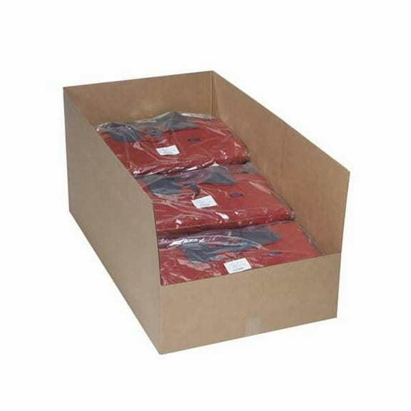 Box Partners  23 x 42 x 20 in. Kraft 200 ECT-32 Corrugated Warehouse Rack Bins Case, Pack of 10