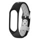 thumbnail image 3 of Correa de reloj ventilada con hebilla de metal TPE para Xiaomi Miband 3 (negro + gris), 3 of 7