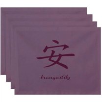 Simply Daisy 18" x 14" Tranquility Word Print Placemat
