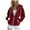 Red, variant on Scyoekwg Sherpa Jacket Women Fleece Zip Up Thermal Jackets Casual Long Sleeve Warm Drawstring Hooded Winter Coats with Pockets (Black,L)