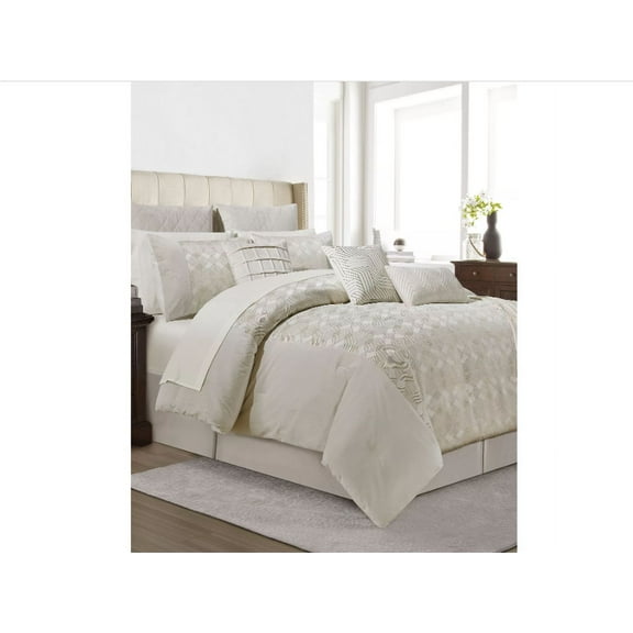 Sunham Eclipse 14-Pc. Cal King Comforter Set - Champagne