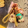 thumbnail image 3 of Creative Capibala Capybara Series Keychain Cartoon Cute Doll Couple Car Bag Key Chain Pendant Charming Capibala Keyring Gift, 3 of 4
