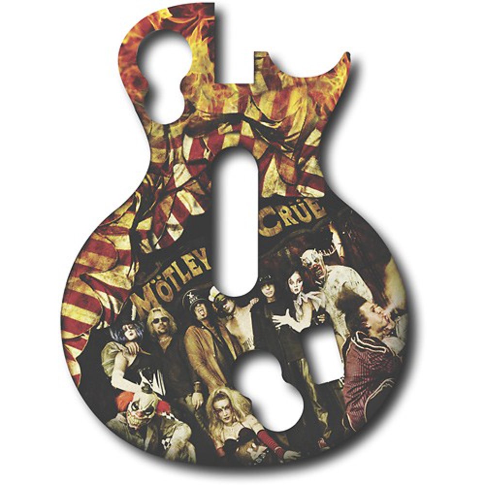 Guitar Hero Les Paul Guitar Faceplate Motley Crue For Playstation 3