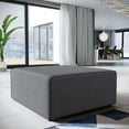 thumbnail image 4 of Modway Mingle Fabric Ottoman in Gray, 4 of 4