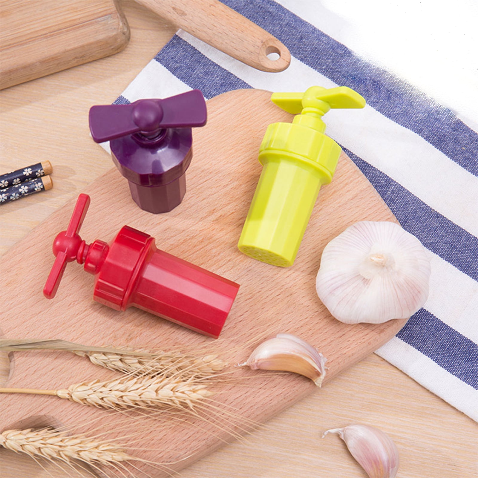 New Garlic Press, All in one, Meat Hammer, Mincer, Crusher, Fruit Peeler,  Potato Peeler, Scraper, Manual Home Multi-Functional Kitchen Gadget - Yahoo  Shopping