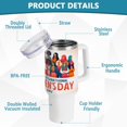 thumbnail image 4 of Mother's Day People 40 oz Tumbler with Handle Insulated&nbsp;Travel Mug&nbsp;Lid Straw Leak Proof Steel Vacuum Water Bottles Glasses Fits in Car Cup Holder, 4 of 7