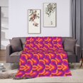 thumbnail image 2 of Colorful Fabric Geometric Throw Blanket, Super Soft Anti-Pilling Flannel Blankets, 60"x50", 2 of 8