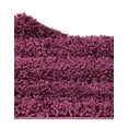 thumbnail image 3 of Unique Loom Solid Shag Collection Area Rug (7' 10" Square Eggplant Purple), 3 of 7