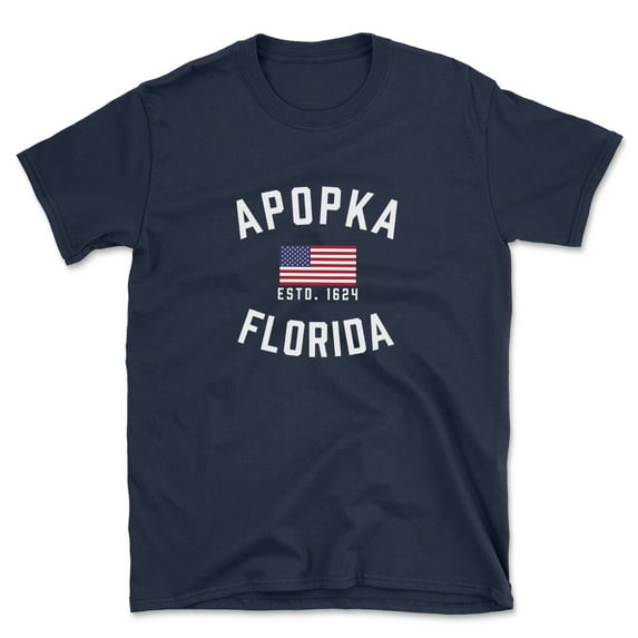 Apopka Florida Patriot Men's Cotton T-Shirt