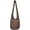 Brown, variant on Boho Crossbody Bag for Women – Handmade Cotton Sling Bag Lightweight Unisex Travel Purse with Zipper