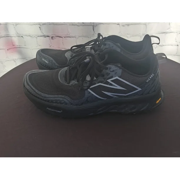 New Balance Fresh Foam X Hierro V8 'Black' (MTHIERK8) - Size 12.5 Mens