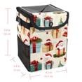 thumbnail image 5 of Christmas Foldable Car Trash Can Mini Trash Can with Lid Leak-Proof Car Garbage Can Hanging Storage Bag Car Trash Bin, 5 of 6