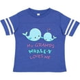 thumbnail image 3 of Inktastic My Gramps Whale-y Loves Me Boys or Girls Toddler T-Shirt, 3 of 5