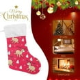 thumbnail image 4 of GZHJMY Christmas Stocking, Personalized Christmas Tree Large Candy Stocking Hanging Gift, Xmas Stockings Decoration 1 PCS for Family Holiday Party Ornaments Decor Fireplace, 4 of 7