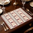 thumbnail image 4 of Cififendec Independence Day Placemat, 17.72"×11.81", Patriotic Bow & Star Print Table Mats for 4th of July Kitchen & Dining Decor, 4 of 4