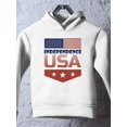 thumbnail image 3 of Independence Day Usa Flag. Hoodie Toddler -Image by Shutterstock,  4 Toddler, 3 of 4