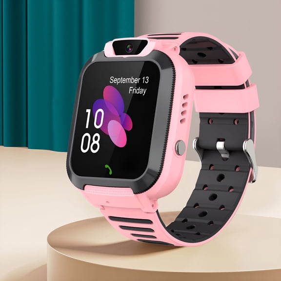 GJX Kids Smart Watch For Boys Girls Ages 3-12 With Games Video Camera Music Player Call 12/24 Hour Clock Flashlight Calculator HD Touchscreen
