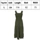 thumbnail image 2 of Vestido midi sin mangas informal de verano para mujer Vestido de chaleco plisado de color liso Adepaton BST3007305-3, 2 of 7