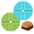 thumbnail image 5 of Set Of 4 Silicone Non Slip Feet For Cutting Board Kitchen Stability Mat, 5 of 6