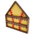 thumbnail image 2 of KAKOWELY ring Wall-Mounted Medal Display Holder Champion Ring Display Case Baseball Ring Case Hanging Medal Display Ring Display Case Baseball Softball Ring Holder, 2 of 4